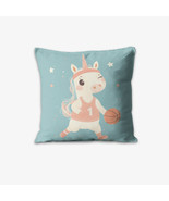 Una the Dunking Unicorn Pillow by Dancing Littles Jungle - $870.29 MXN+