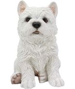 Ebros Sitting West Highland Terrier White Westie Puppy Dog Statue 6.75&quot;High - €25,17 EUR