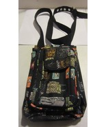Vintage Nicole Miller Crossbody Bag Shopping bag design  Zip Compartments - £33.87 GBP