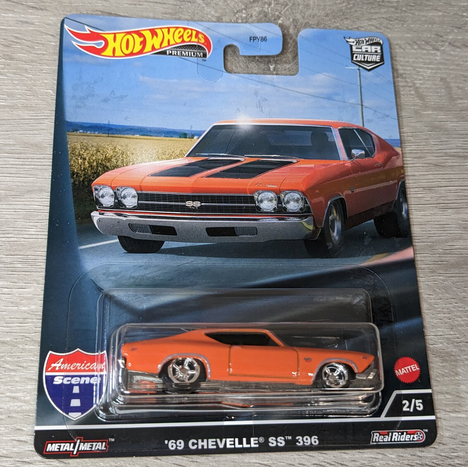 Primary image for Hot Wheels 2022 American Scene - '69 Chevelle SS 396 - New on Excellent Card