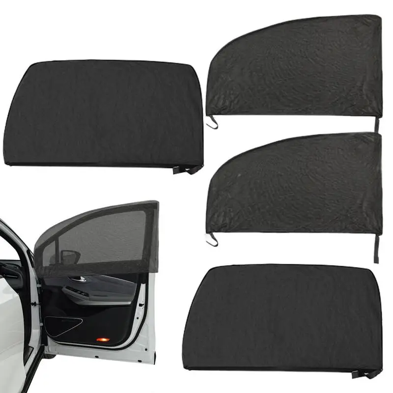 Car Sun Shade Covers Universal Sunshade Curtain Anti-mosquito Net Protection - £14.38 GBP+