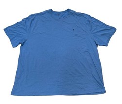 Izod Saltwater T-shirt 4XL Solid Blue Shirt - £7.70 GBP