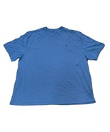 Izod Saltwater T-shirt 4XL Solid Blue Shirt - €8,44 EUR