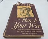 Ernie Pyle Here Is Your War 1943 HC book WWII - $9.89