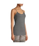 Time And Tru Women&#39;s Cami Shirt X-SMALL Charcoal Adjustable Strap New - $14.65 CAD