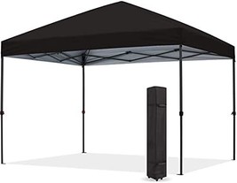 Black 10X10 Abccanopy Easy And Durable Pop Up Canopy Tent. - £111.09 GBP