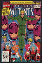 New Mutants Annual #6 SIGNED Rob Liefeld AND Dan Panosian / Marvel Comics Art - £30.95 GBP