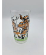 Vintage Davy Crockett Indian Fighter / Hero of Alamo Drinking Glass - $7.51