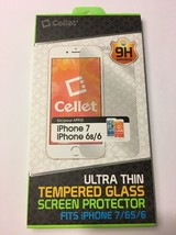 CELLET Premium Tempered Glass Screen Protector, Apple iPhone 8/7/6S or 6 - £8.70 GBP