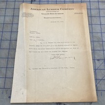 Antique Letter American Lumber Company Merryville Louisiana 1921 Masonic - £16.64 GBP