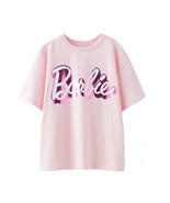 Zara Barbie Mattel Foil Print Pink T-Shirt Size XS 34 - $119.99