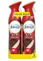 Febreze Air Freshener Spray, Apple Cider, 2 Pack (8.8 Fl. Oz. Each) - $17.29
