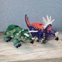 Fisher-Price Imaginext Styracosaurus &amp; Triceratops Tank  LOT OF 2 EUC! Loose - £19.78 GBP