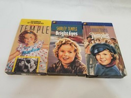 Classic Movies LOT Shirley Temple BRIGHT Eyes Dimples Susannah VHS 1994 VCR + - £15.63 GBP