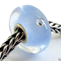 Authentic Trollbeads Baby Boy Glass Charm  81004, New - $28.49