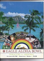 1990 Aloha Bowl Game Program Arizona Syracuse - $65.20