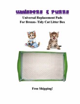 80 Whiskers &amp; Purrs Universal Replacement Pads for Breeze Tidy Cat Litte... - $45.29