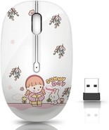 Rabbit &amp; Girl - Juhoo Future Mouse by FMOUSE - Wireless mouse w/nano rec... - $14.33