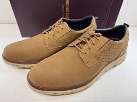 Johnston &amp; Murphy Jenkins Plain Toe Casual Shoe, Taupe Nubuck, 10 M #35601 - $63.05