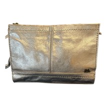 The Sak Metallic Leather Crossbody Bag – Slightly Gold-Toned – 7 x 10 x ... - $27.66 CAD