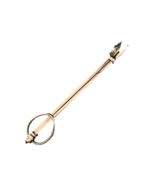 Silverplated Handkerchief Holder with Eagle and Ring Circa 1880s (#J1306) - €294,83 EUR