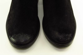 Naughty Monkey Boot Sz 6.5 M Long Round Toe Black Leather Women - £19.94 GBP