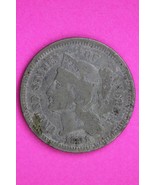 1881 Three 3 Cent Nickel Scarce Type Coin Guaranteed Authentic &amp; Genuine... - $41.01 CAD