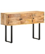 Industrial Rustic Vintage Wood Solid Mango Wood Sideboard Storage Cabine... - £252.69 GBP