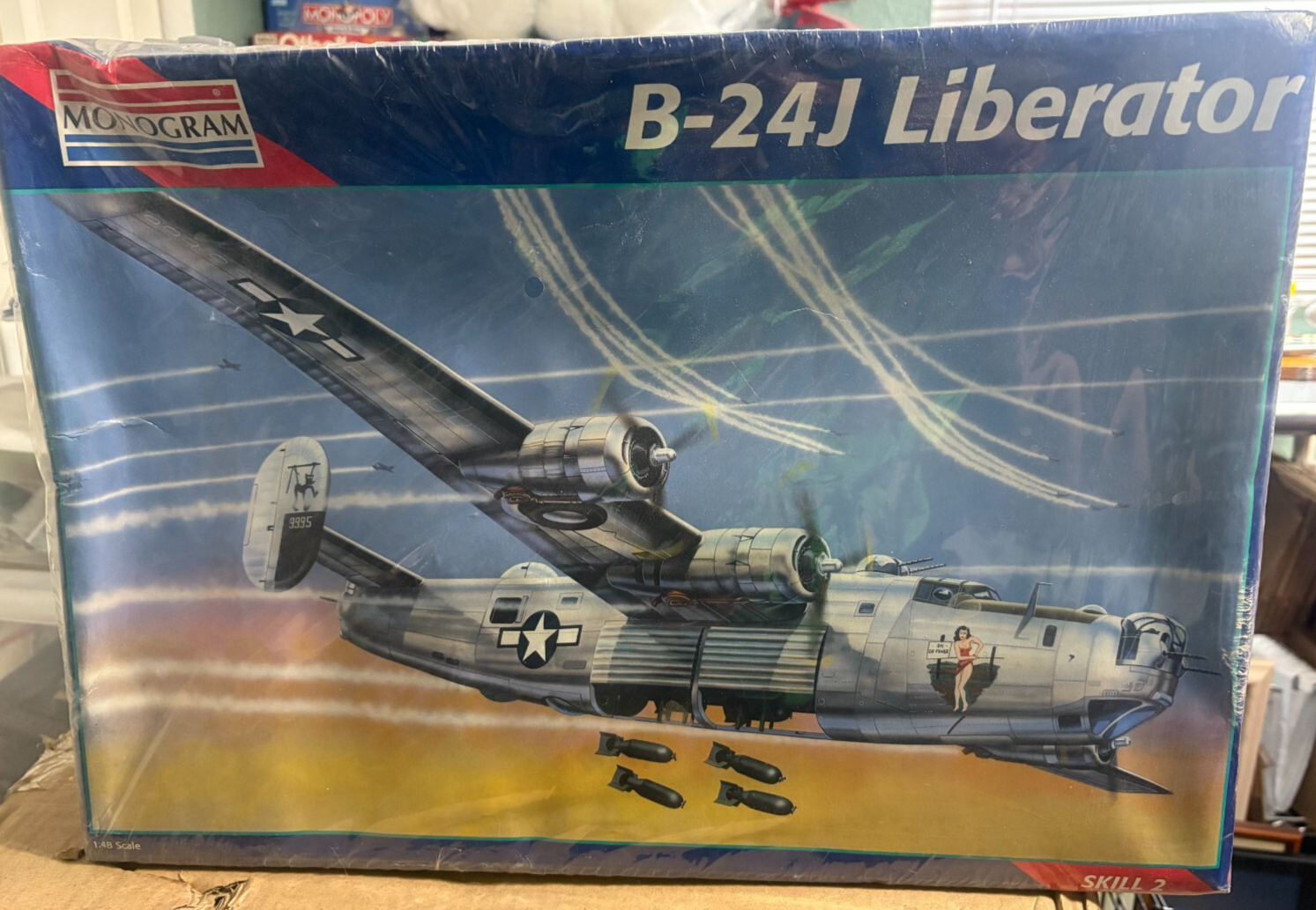 Monogram B-24J Liberator 1:48 Scale Vintage Model Plane Kit (5608) - $49.50