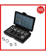Versatile 10-Piece Router Bushing Set for Porter Cable &amp; More - Durable ... - $627.36 MXN