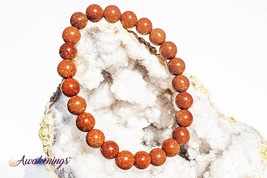 Gold Sandstone/Goldstone Bracelet - 8mm - £6.63 GBP