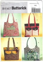 Butterick Pattern B5367 Tote Bags in 3 Styles Uncut - £3.98 GBP
