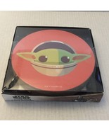 NEW New Star Wars Mandalorian Grogu 4&#39;&#39; 4PK Coasters - $216.45 MXN