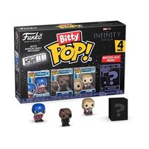 Funko Bitty Pop! Marvel Mini Collectible Toys 4-Pack - Captain America, Nick Fur - £14.78 GBP