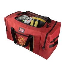 Firefighter Gear Bag Firefighter Turnout Gear Bag Fits Fireman Rescue Equipment  - £130.14 GBP