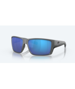 Costa Del Mar Reefton Pro Matte Grey/Blue Mirror POLARIZED 580G 63 mm Su... - $171.26
