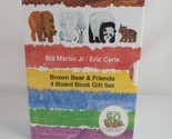Brown Bear &amp; Friends 4 Board Book Gift Set by Bill Martin (English) Hard... - $34.99