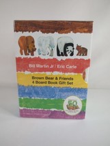 Brown Bear &amp; Friends 4 Board Book Gift Set by Bill Martin (English) Hardcover - £27.96 GBP