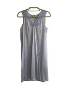 Vintage Vanity Fair Small Blue Nightgown With Lace Yoke - $29.48 CAD