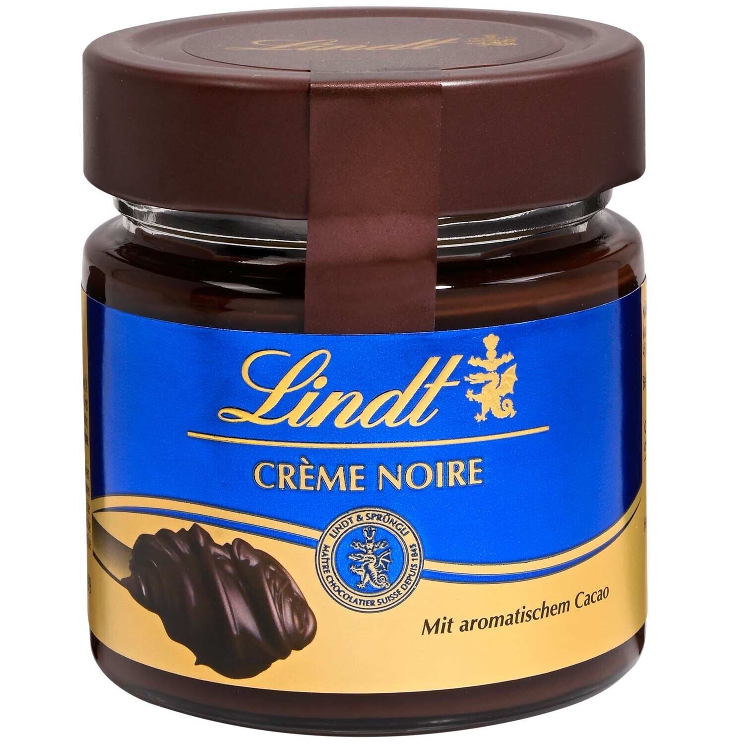 LINDT Creme Noire Dark chocolate BREAD SPREAD 1 jar 220g FREE SHIPPING - $20.78