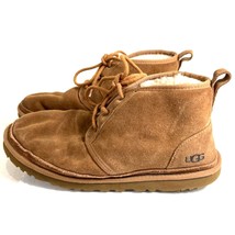 UGG Neumel Lace-Up Casual Mocs -size 11- Brown boots  C51 - £74.38 GBP
