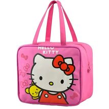 Sanrio Pink Hello Kitty Bow and Bear Insulated Lunch Tote Bag 9.5. x 8-i... - $26.07