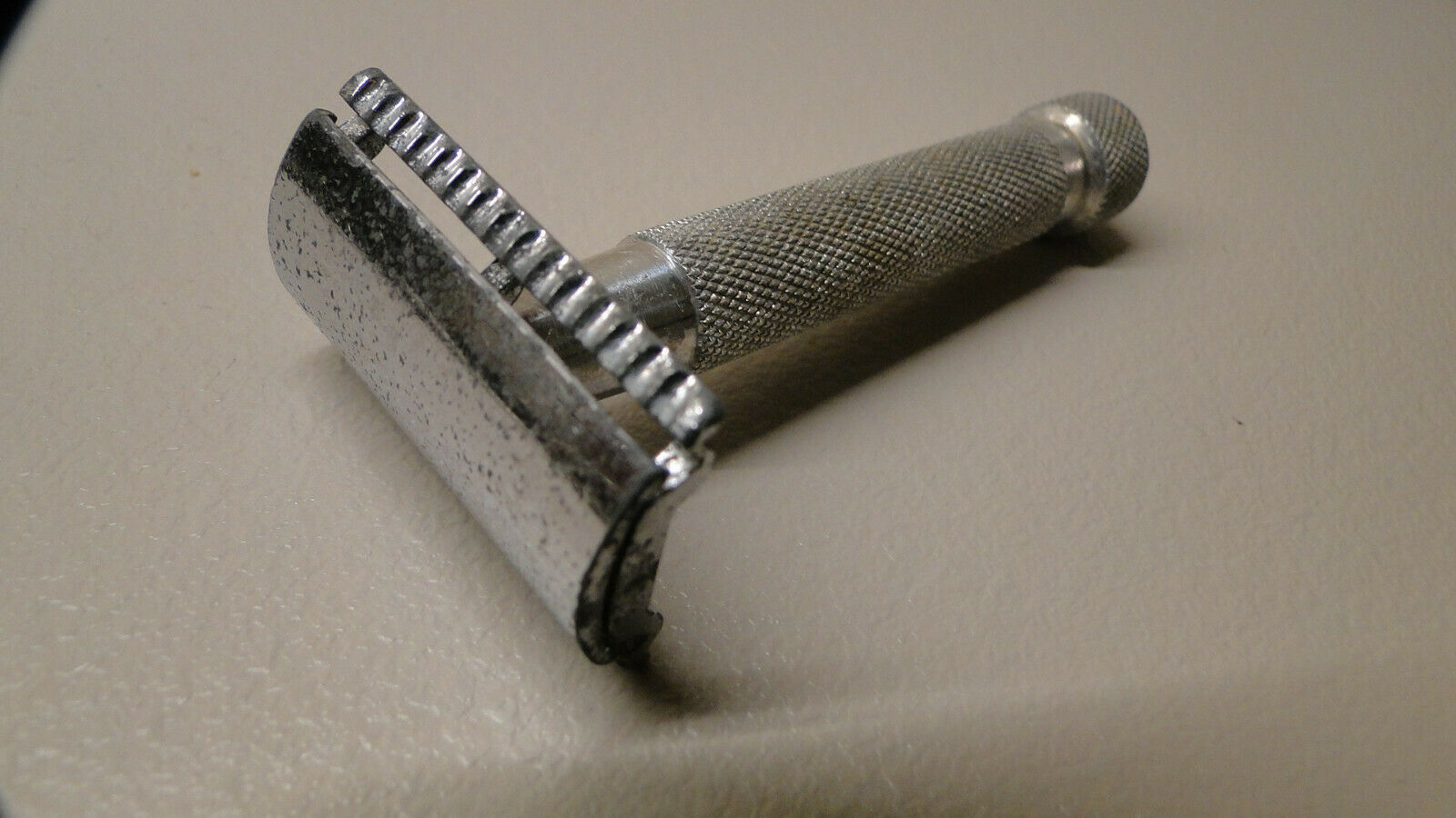 Rare Antique Soviet Russian USSR Heavy All Metal Safety Razor  - $19.79