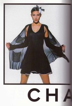 1994 Chanel Sexy Legs Brunette Vintage Fashion Print Ad 1990s - £4.73 GBP