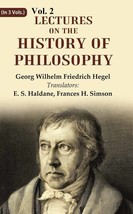 Lectures on the history of philosophy Volume 2nd - £22.92 GBP