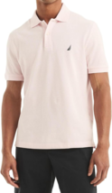 Nautica Mens Light Pink Mesh Cotton Classic Fit Polo Shirt, Medium M NAU... - $44.55