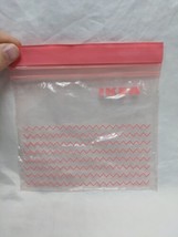 A Single Pink Ikea Istad Reseable Plastic Bag 6&quot; - £7.90 GBP