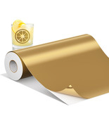 Gold Glossy Permanent Adhesive Vinyl Roll 12 x 40FT - $17.41