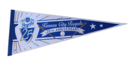 1993 Kansas City Royals 25th Anniversary Pennant MLB WinCraft - $36.62