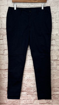 Armani Exchange Mens Slim Fit Chino Pants Cotton Stretch Dark Blue Size 33 - $45.00